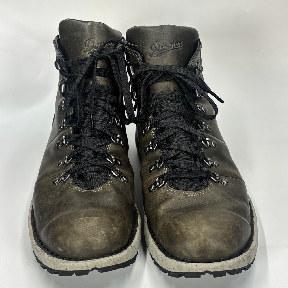 Danner Vertigo 917 Men's 11 Leather Gore-Tex Hiking Boots Dark Gray Green 32382 - Picture 4 of 8
